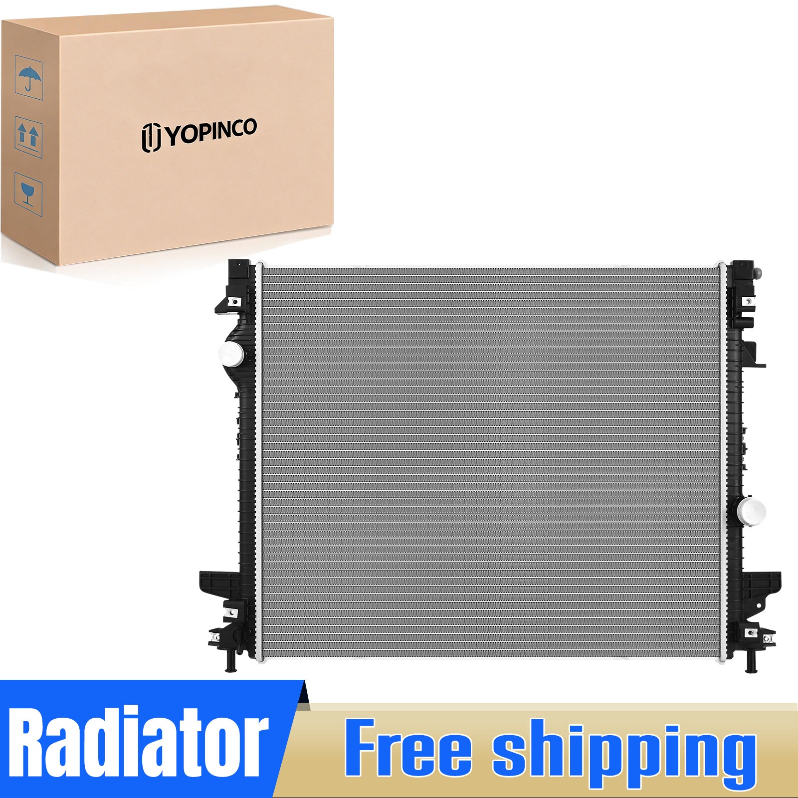 Radiator for 2015-2024 Ford Edge 2016-2018 Lincoln MKX CU13555